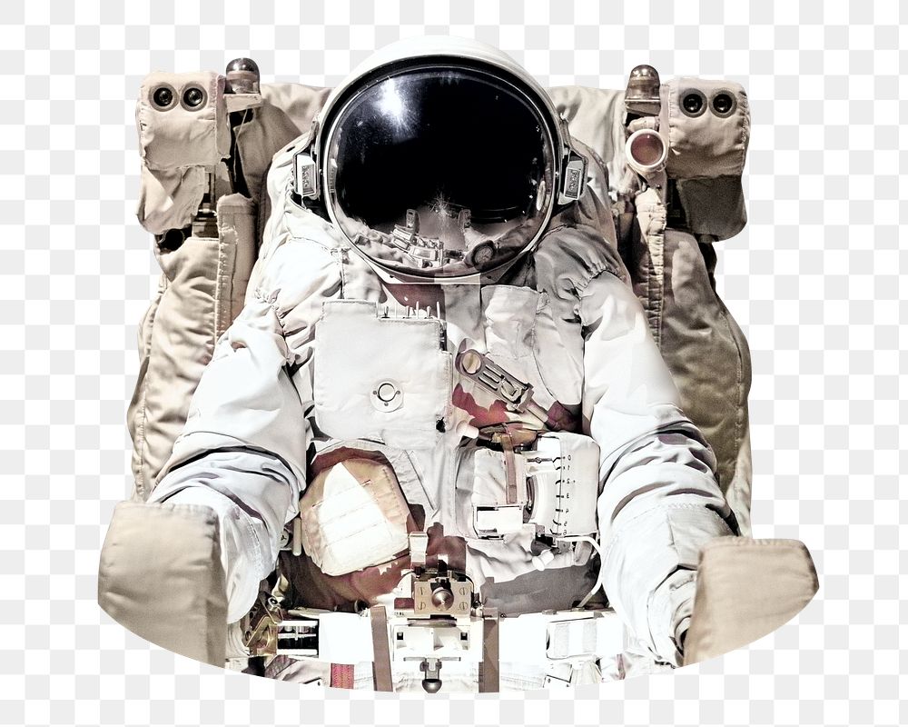 Astronomy astronaut png, transparent background