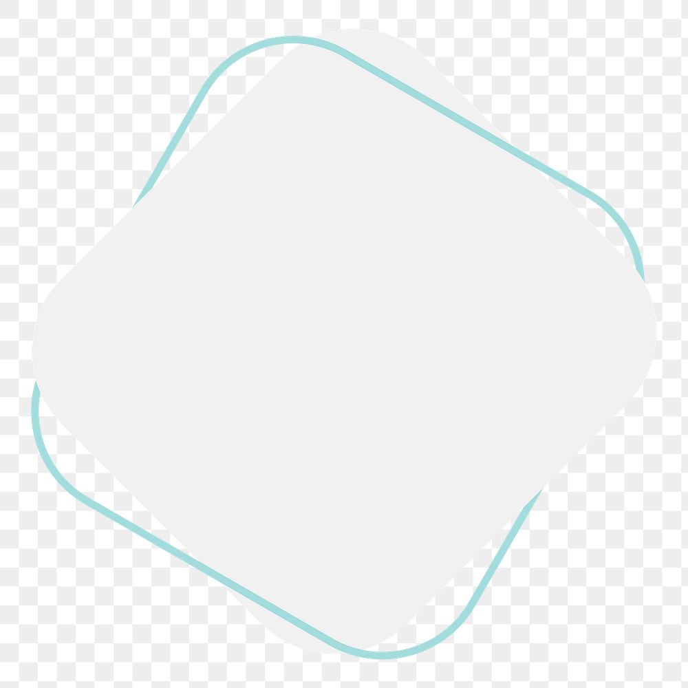 Png geometric badge element, transparent background