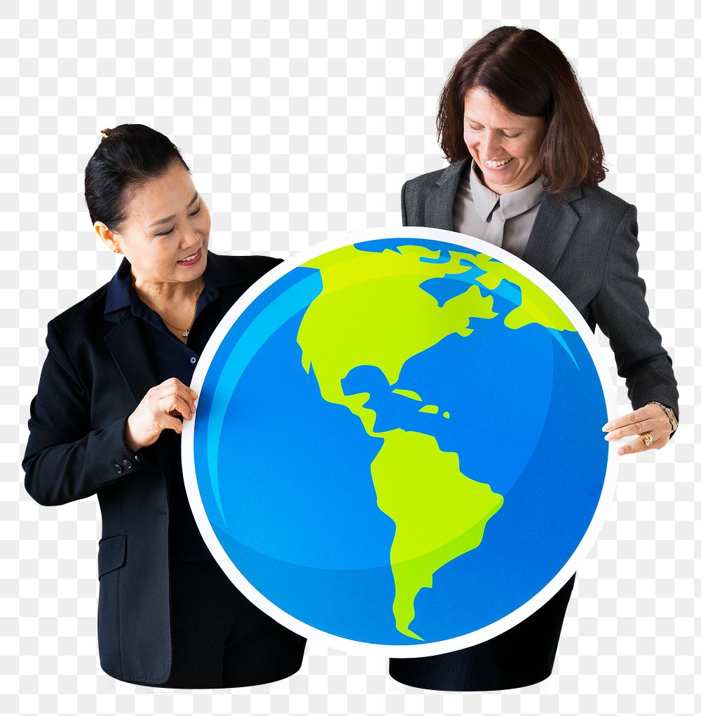 Businesswomen png element, transparent background