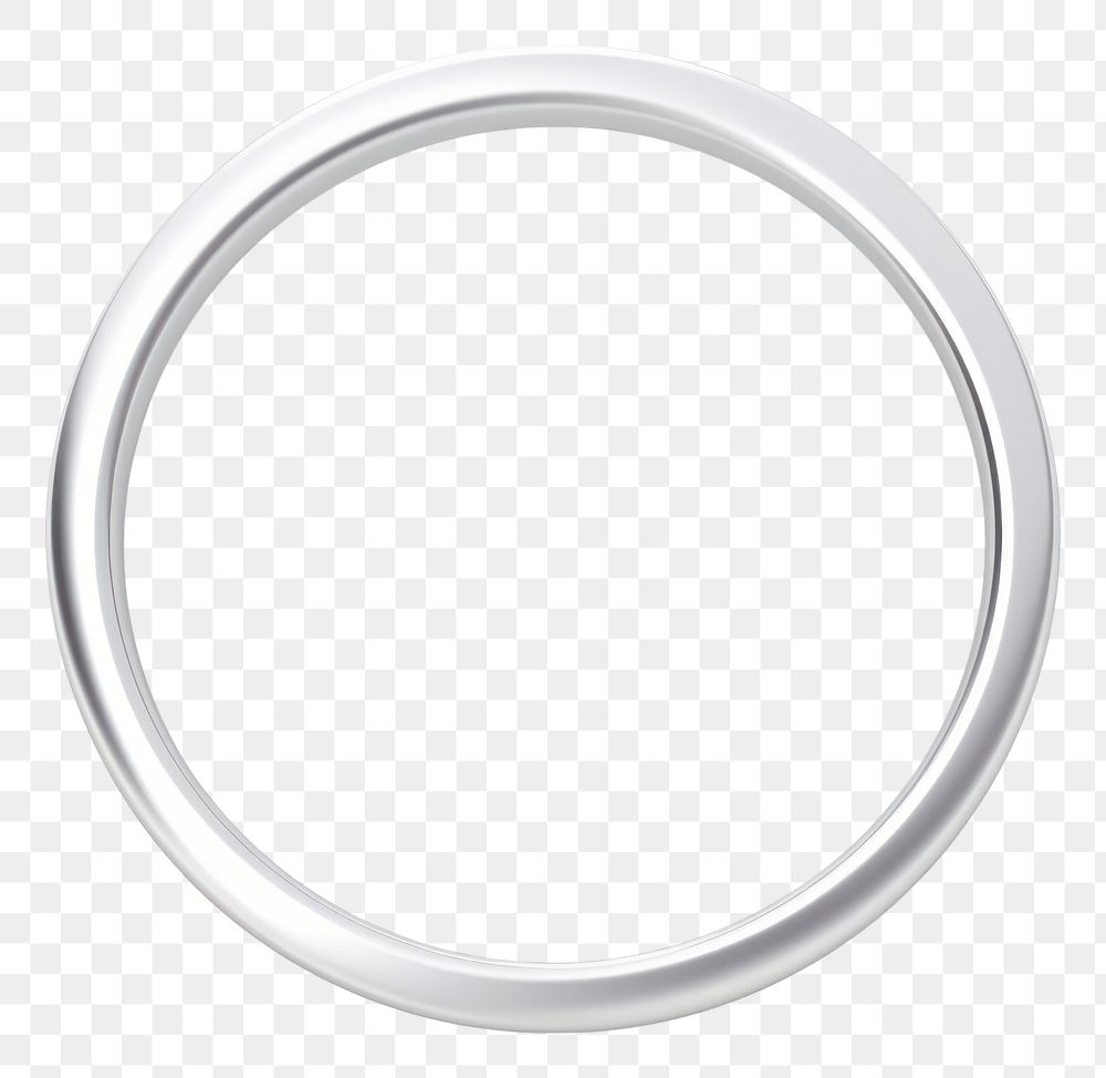 PNG  Silver circle thin ring platinum jewelry white. 