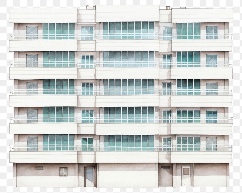 PNG Apartment architecture building city. AI generated Image by rawpixel.