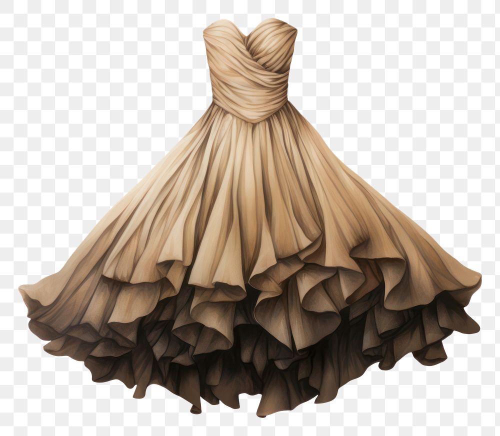 PNG Dress fashion wedding gown. AI generated Image by rawpixel.