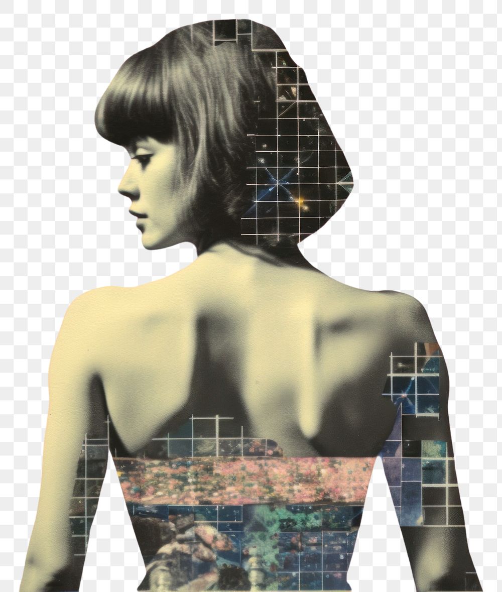 PNG Back portrait fashion adult. AI generated Image by rawpixel.