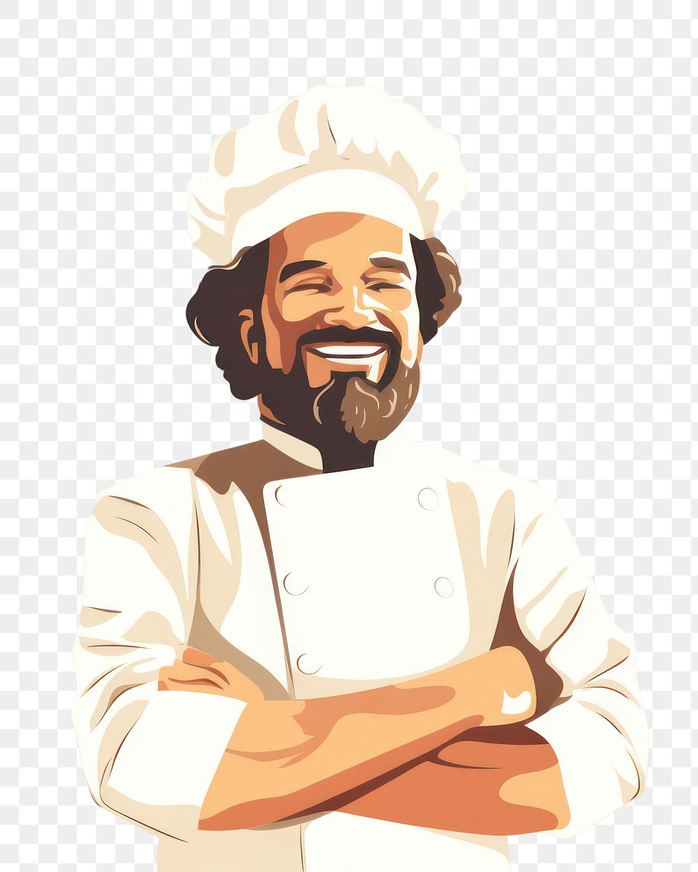 PNG Happy cook portrait adult smile. AI generated Image by rawpixel.