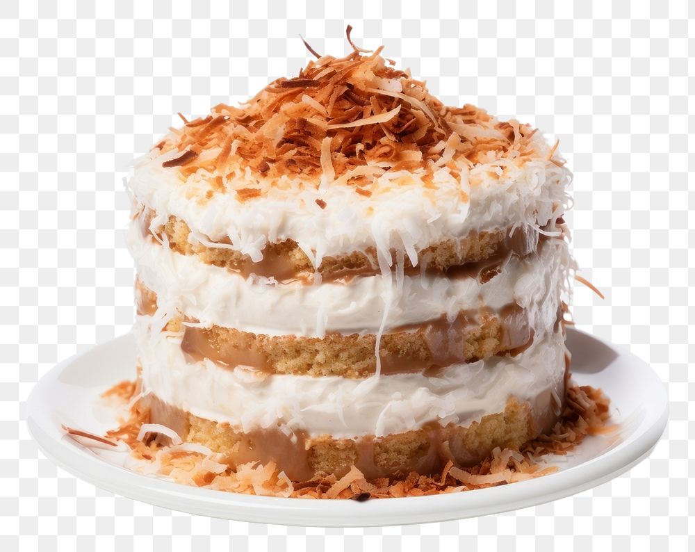 PNG Layer cake dessert cream food. AI generated Image by rawpixel.