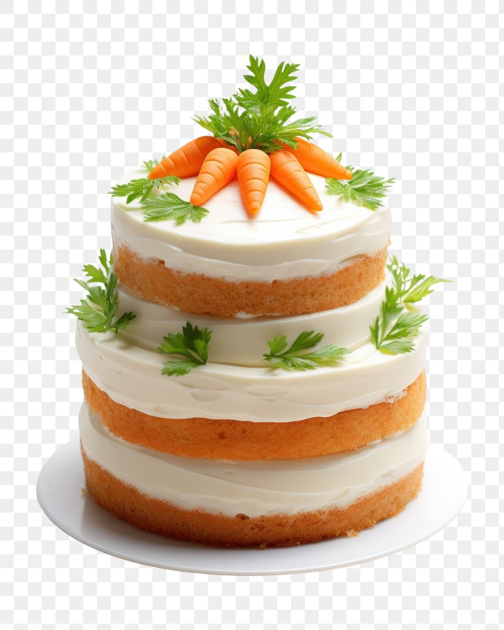 PNG Layer cake carrot vegetable dessert. 