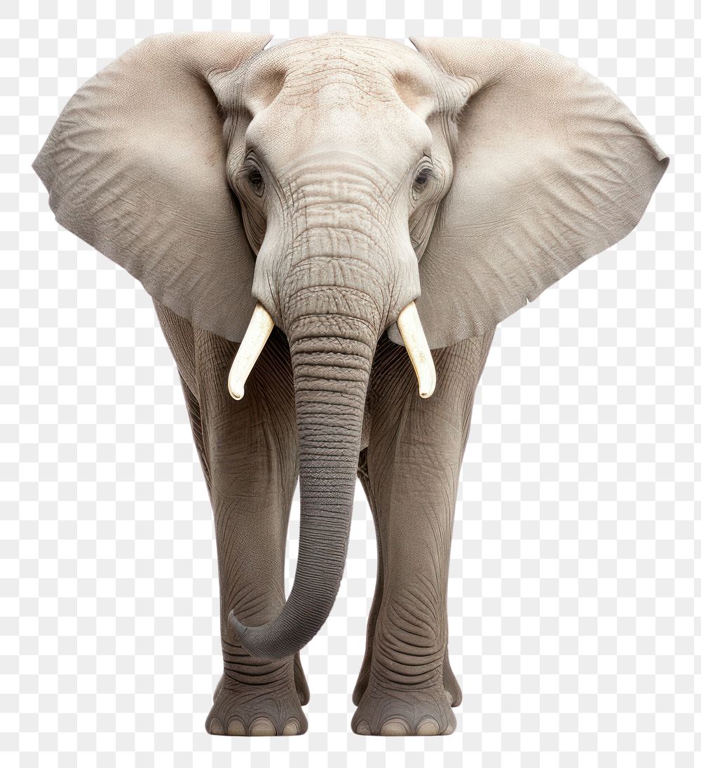 PNG Elephant wildlife standing animal. AI generated Image by rawpixel.