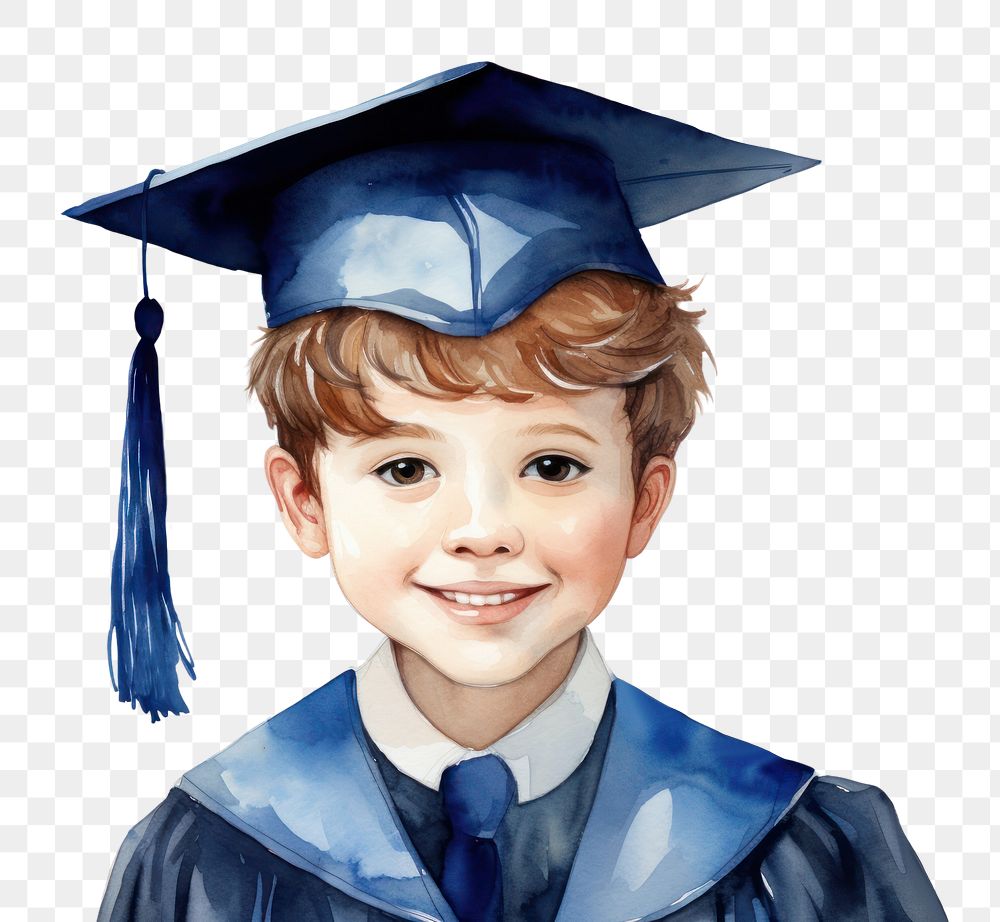 PNG  Graduation child intelligence certificate. AI generated Image by rawpixel.