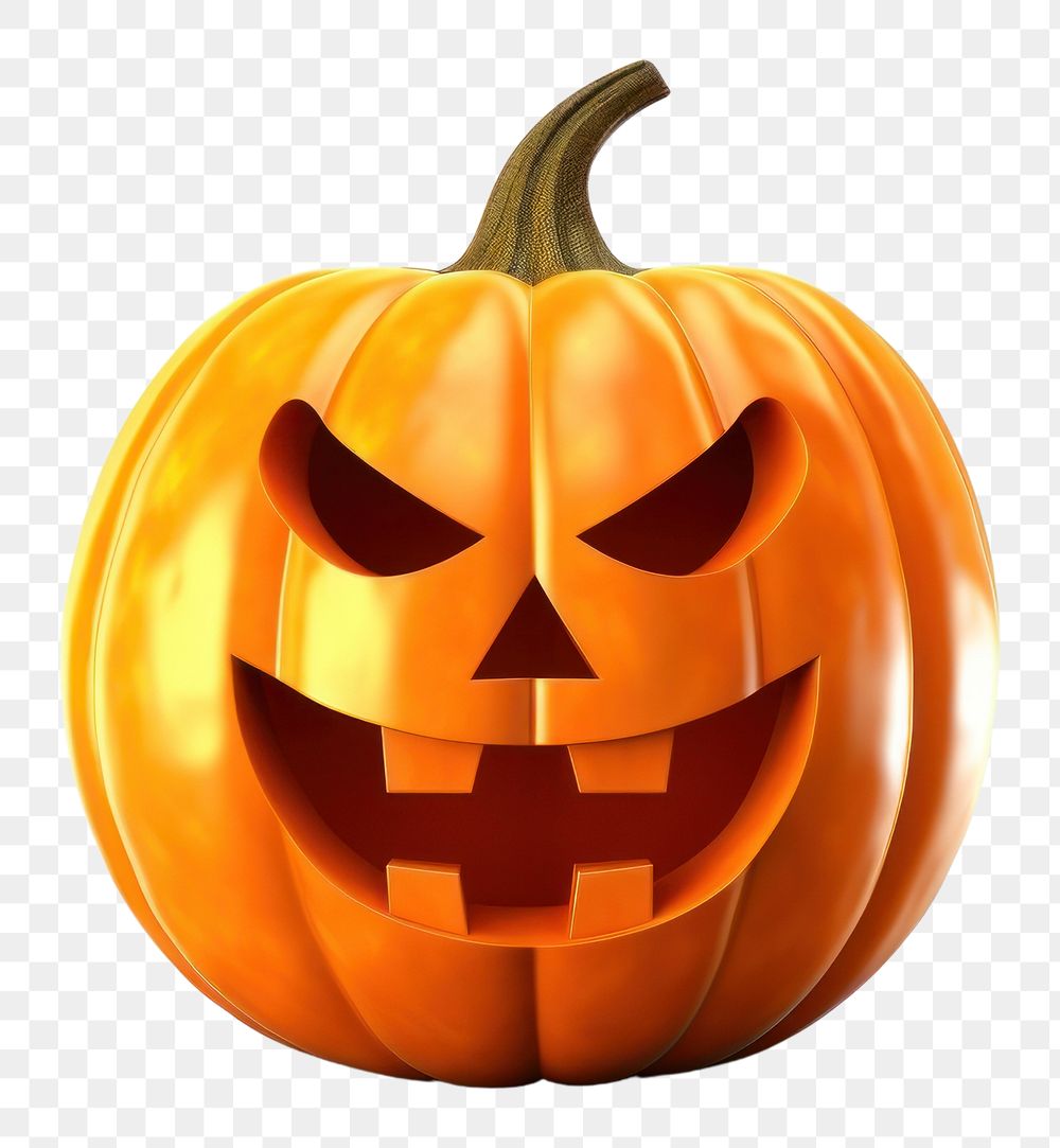 PNG Scary pumpkin halloween vegetable food. AI generated Image by rawpixel.