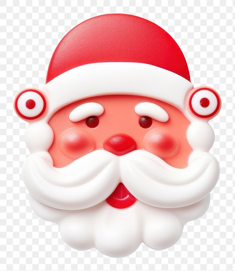 PNG Santa Claus snowman red white background. AI generated Image by rawpixel.