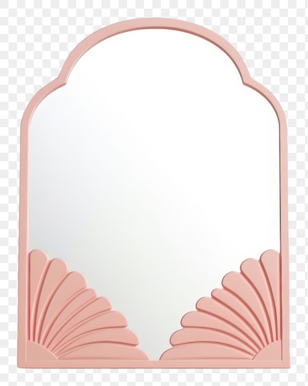 PNG Abstract mirror, home decor. 