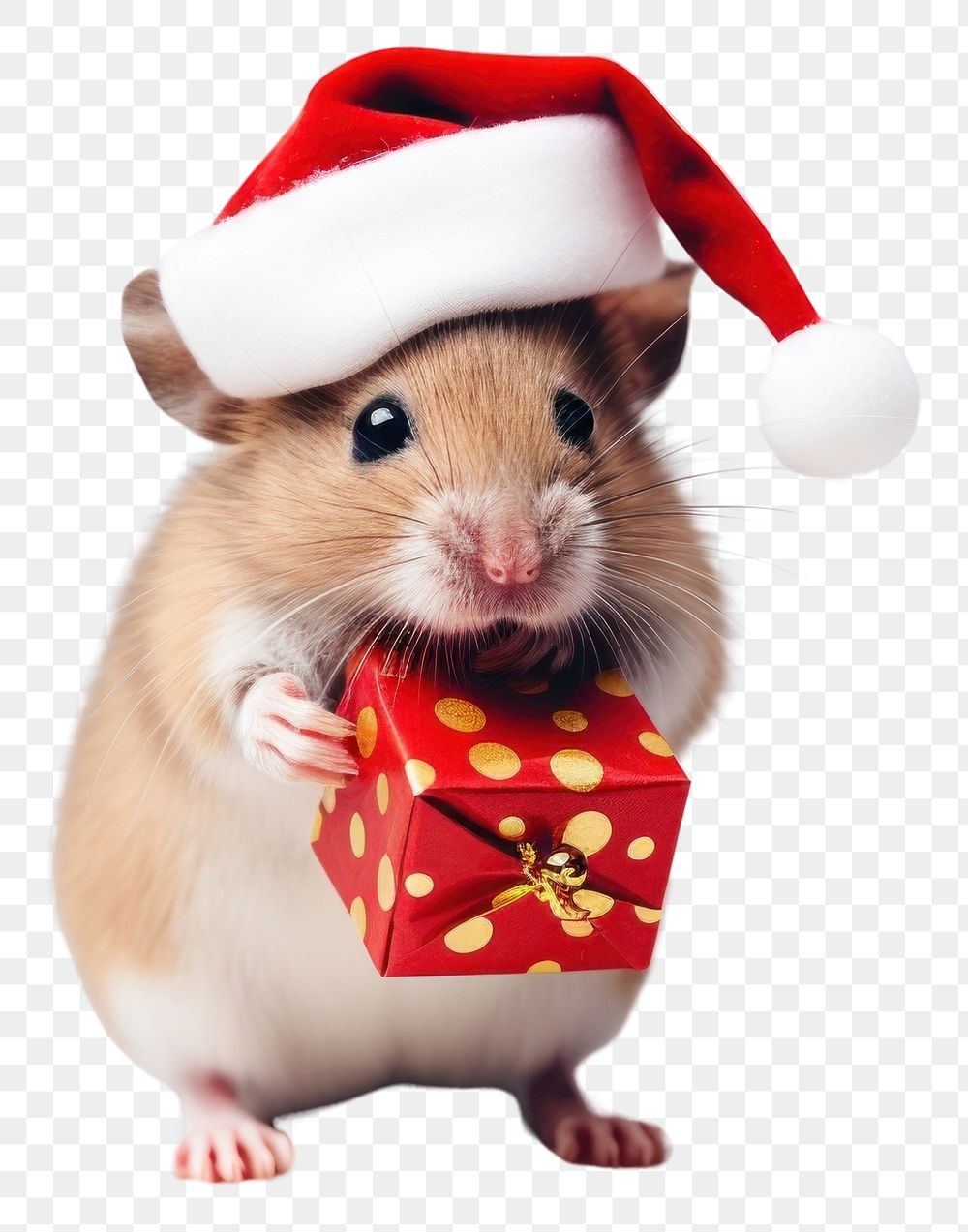 PNG  Animal eating christmas hamster mammal