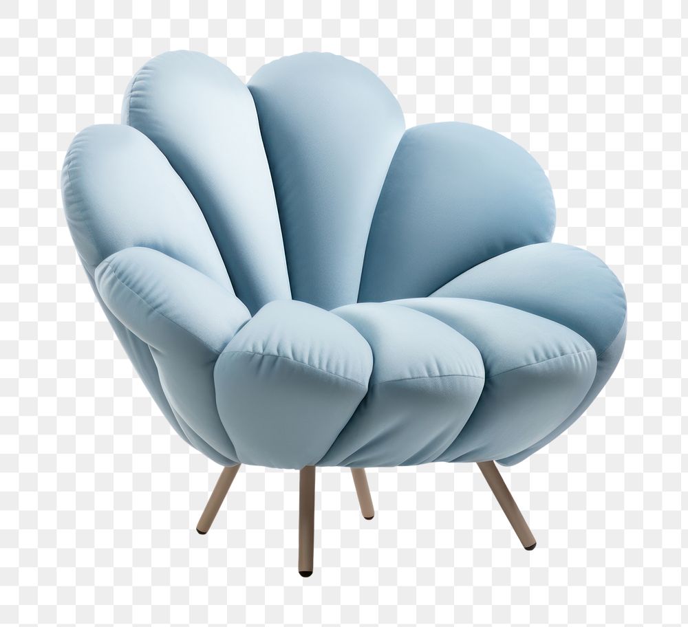 PNG Blue armchair, home furniture. 