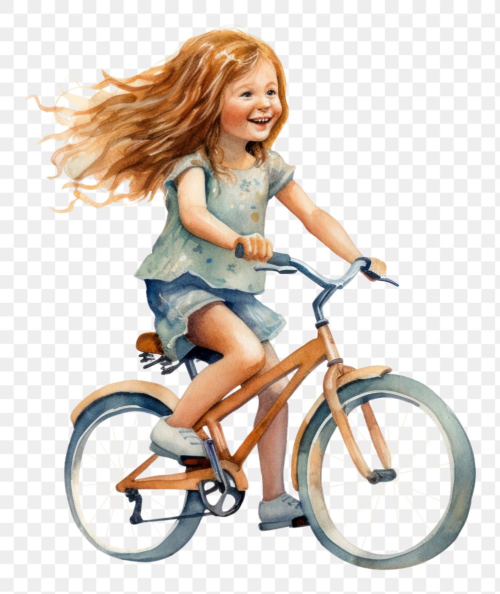 PNG Young happy girl riding | Premium PNG - rawpixel