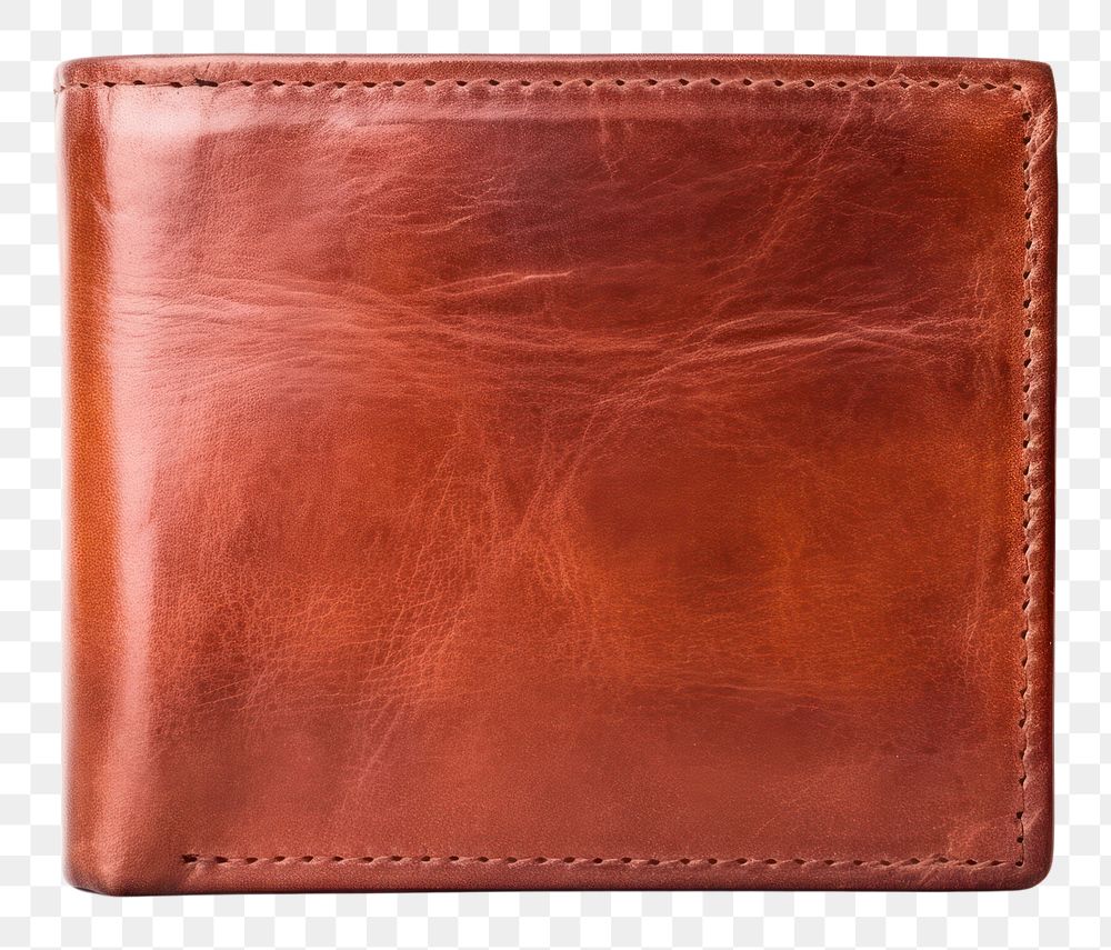 PNG Wallet leather bag white background. AI generated Image by rawpixel.