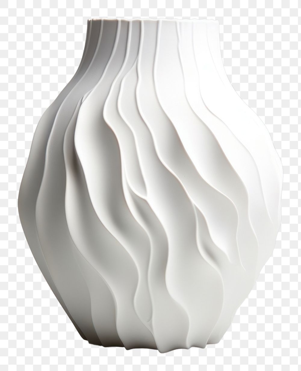 PNG Abstract ceramic vase. AI generated Image by rawpixel.