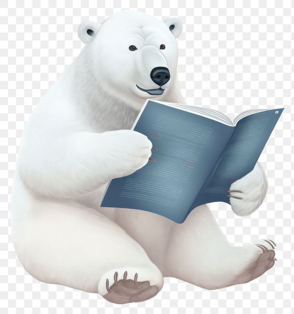 PNG Polar bear publication wildlife | Premium PNG - rawpixel