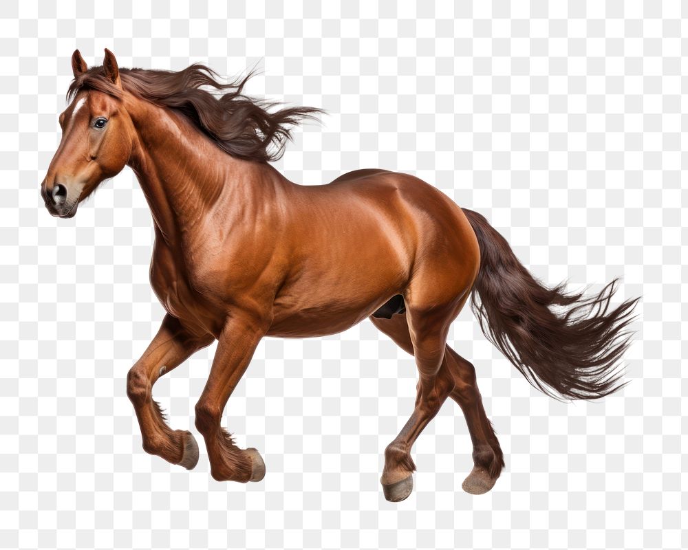 PNG Horse runing stallion mammal animal. AI generated Image by rawpixel.