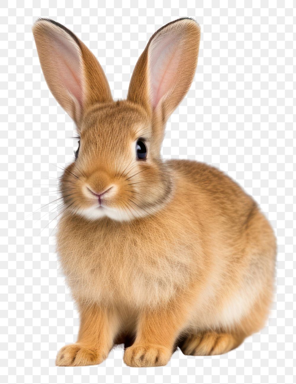 PNG Rabbit sit rodent mammal animal. AI generated Image by rawpixel.