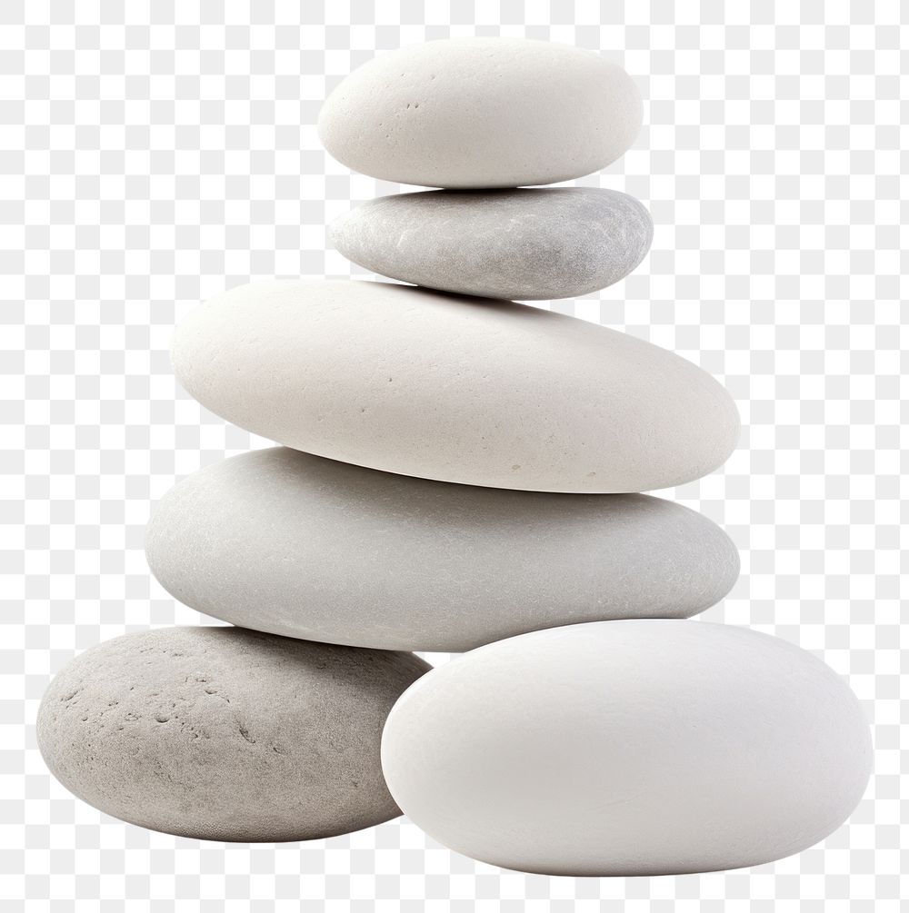 PNG  Rocks white pebble  simplicity. AI generated Image by rawpixel.