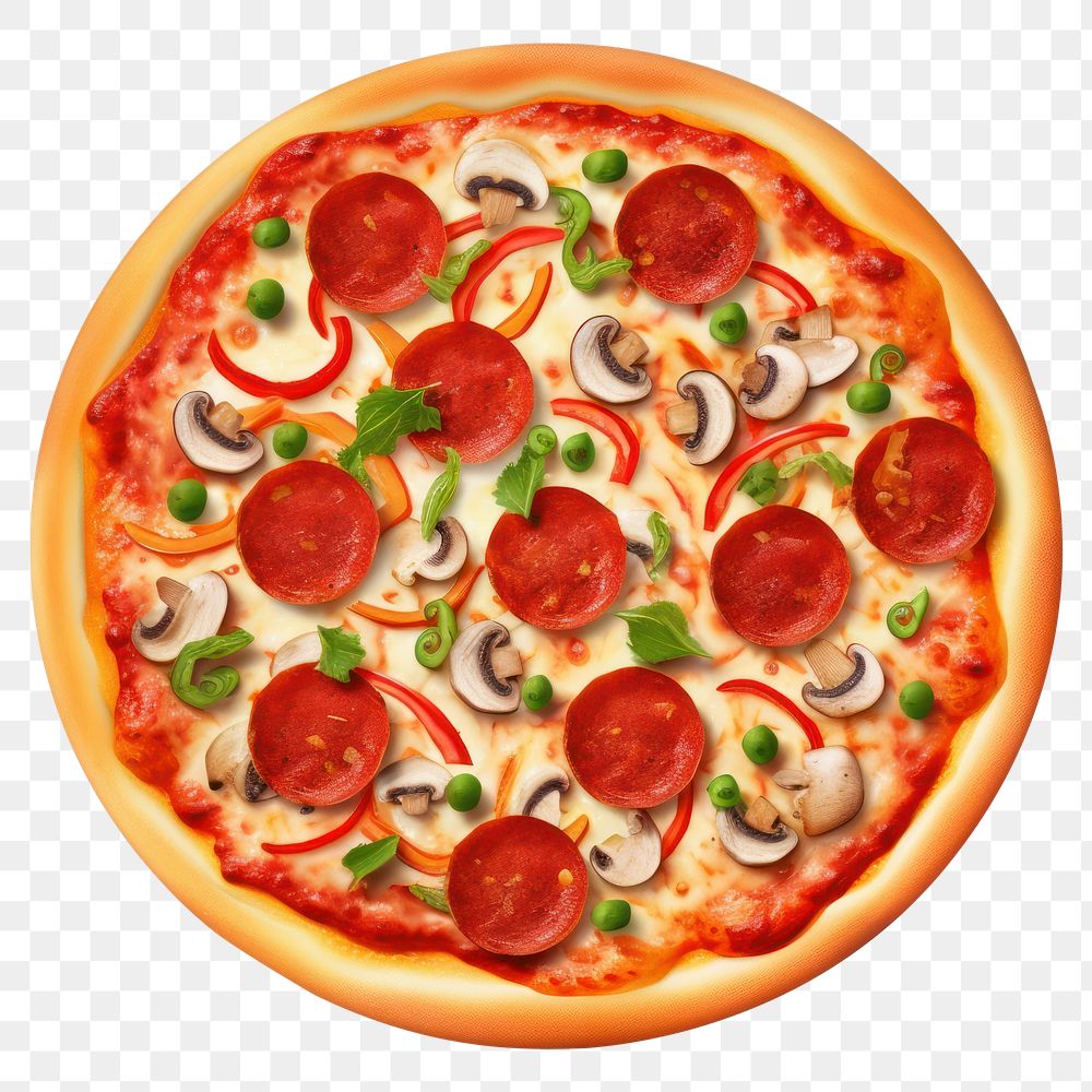 PNG Vector icon pizza food white background mozzarella. AI generated Image by rawpixel.
