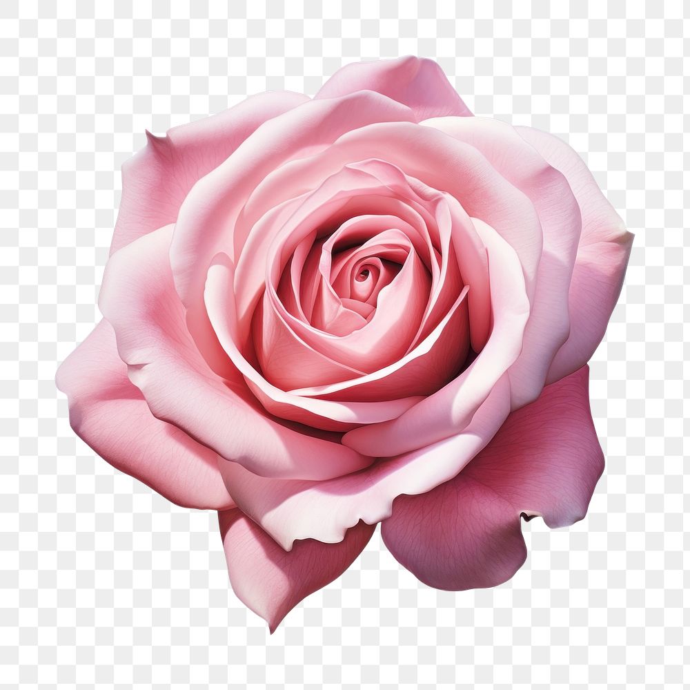 PNG  Pink rose flower petal plant. AI generated Image by rawpixel.
