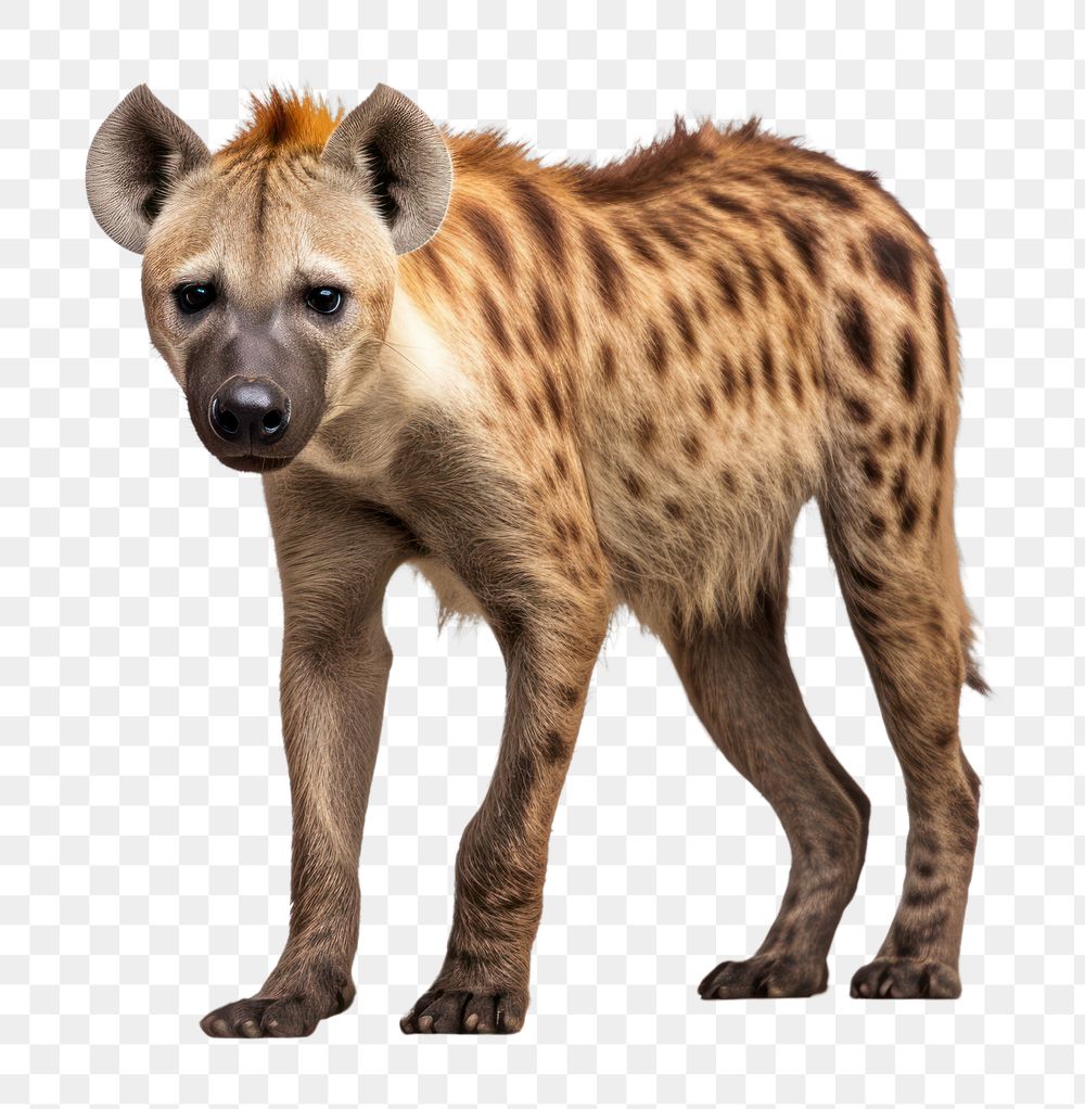 PNG Hyena hyena wildlife mammal. AI generated Image by rawpixel.