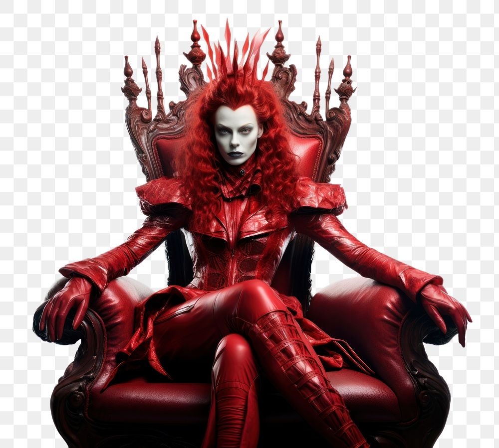 PNG Red Queen costume adult red. AI generated Image by rawpixel.
