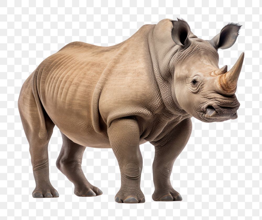 PNG Rhino wildlife animal mammal