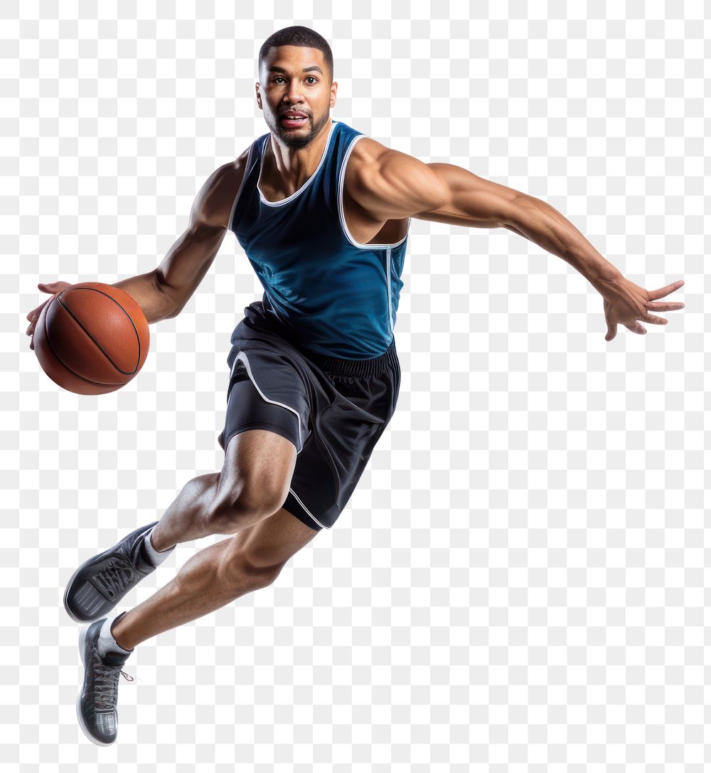 PNG  Basketball activity footwear portrait. AI generated Image by rawpixel.