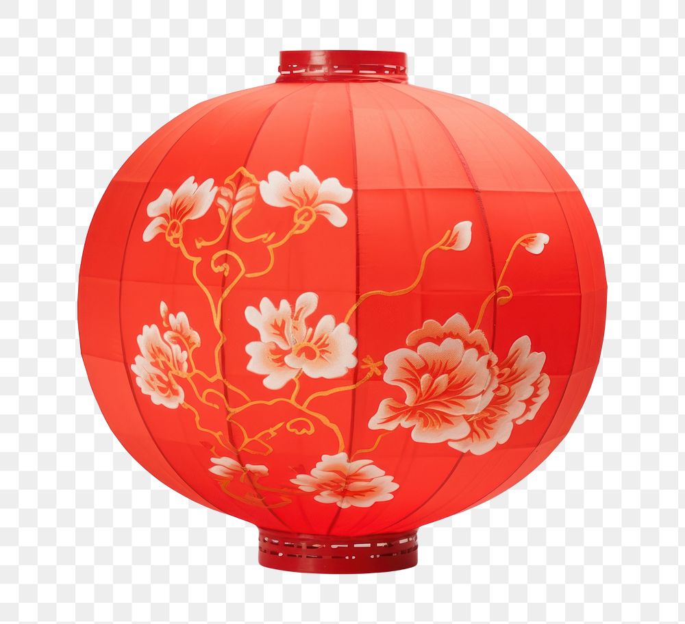 PNG  Chinese paper lantern celebration decoration porcelain. AI generated Image by rawpixel.
