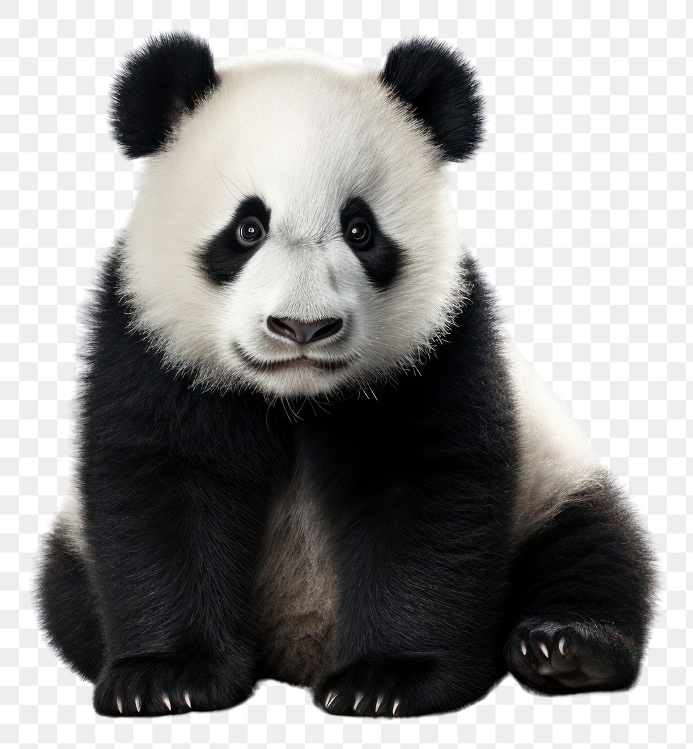 PNG Panda wildlife mammal animal. 