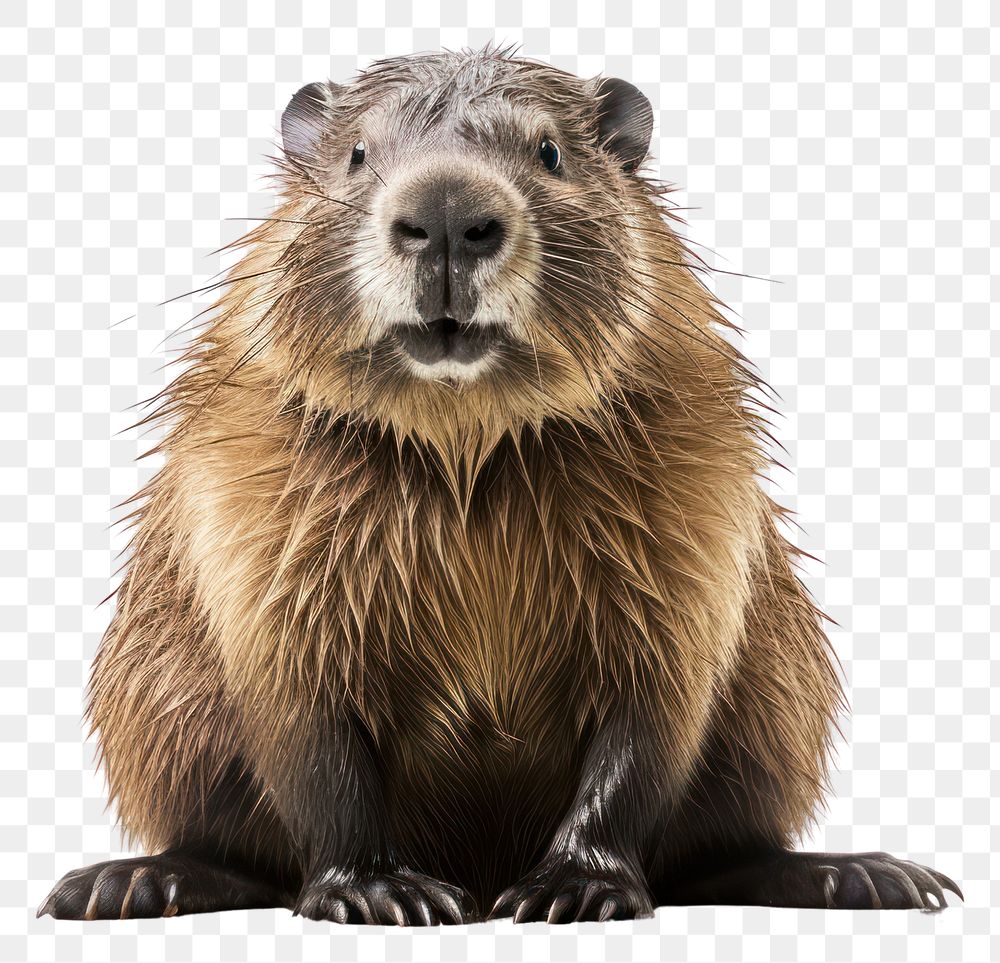 PNG Beaver wildlife mammal animal. AI generated Image by rawpixel.