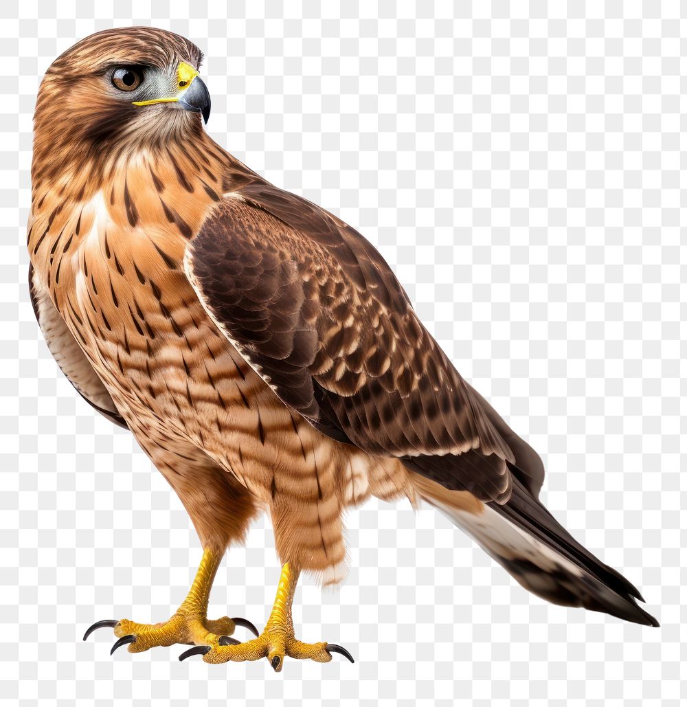 PNG Hawk buzzard animal bird. 