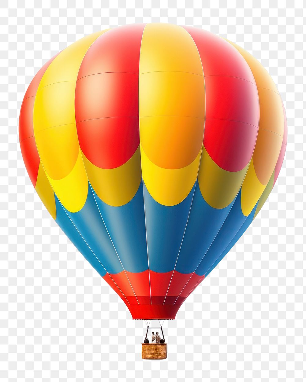 PNG  Hot air balloon aircraft vehicle white background. AI generated Image by rawpixel.
