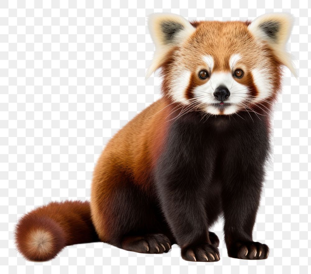 PNG Red panda wildlife mammal animal. 