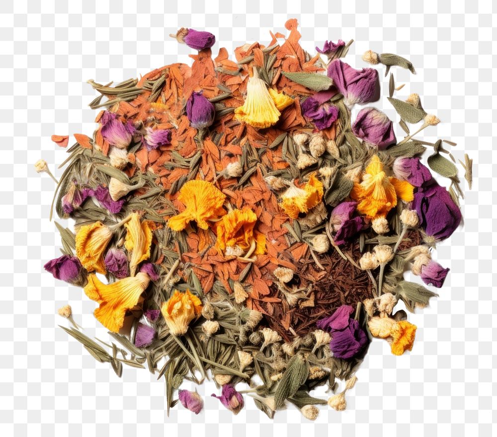 PNG  Herbal tea herbs flower herbal. AI generated Image by rawpixel.