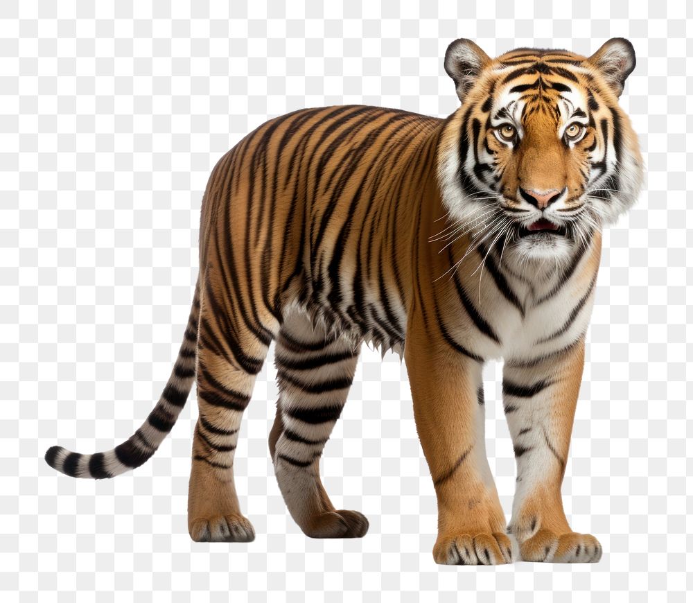 PNG Bengal tiger wildlife animal mammal. AI generated Image by rawpixel.