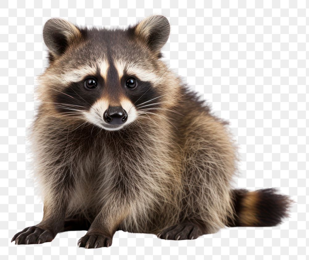 PNG Raccoon wildlife animal mammal. AI generated Image by rawpixel.