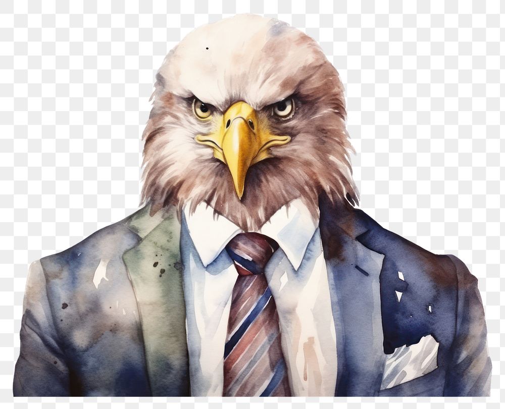 PNG Animal eagle bird tie. AI generated Image by rawpixel.