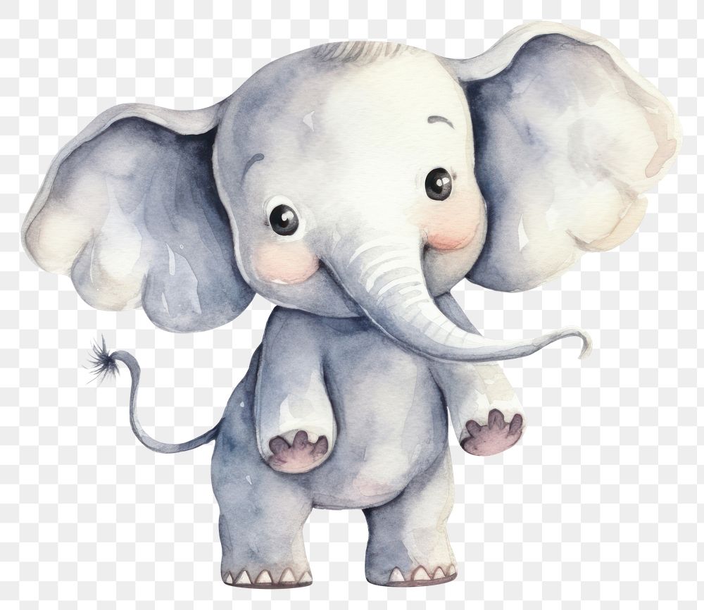 PNG Dancing elephant animal drawing. AI generated Image by rawpixel.