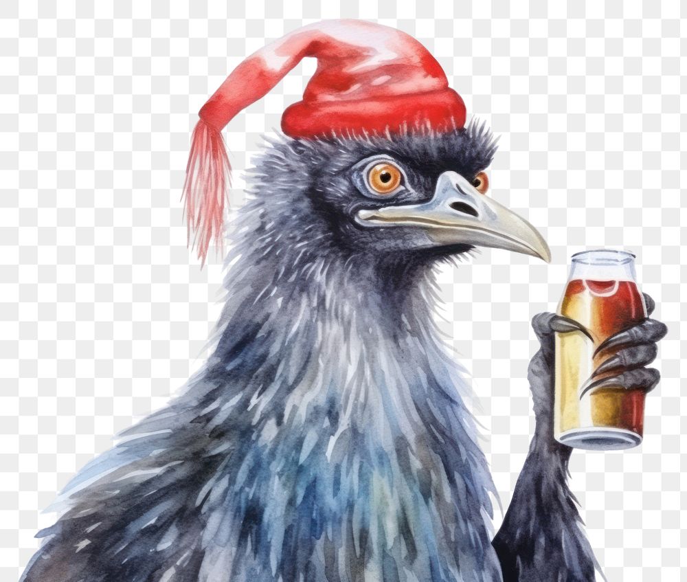 PNG Bird animal drink beak. AI generated Image by rawpixel.