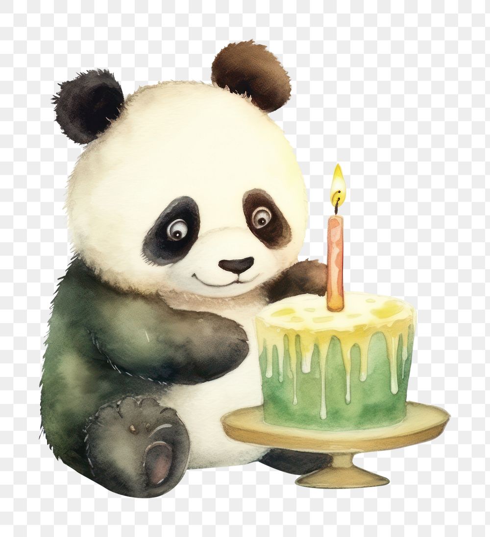 PNG Candle cake dessert mammal. AI generated Image by rawpixel.
