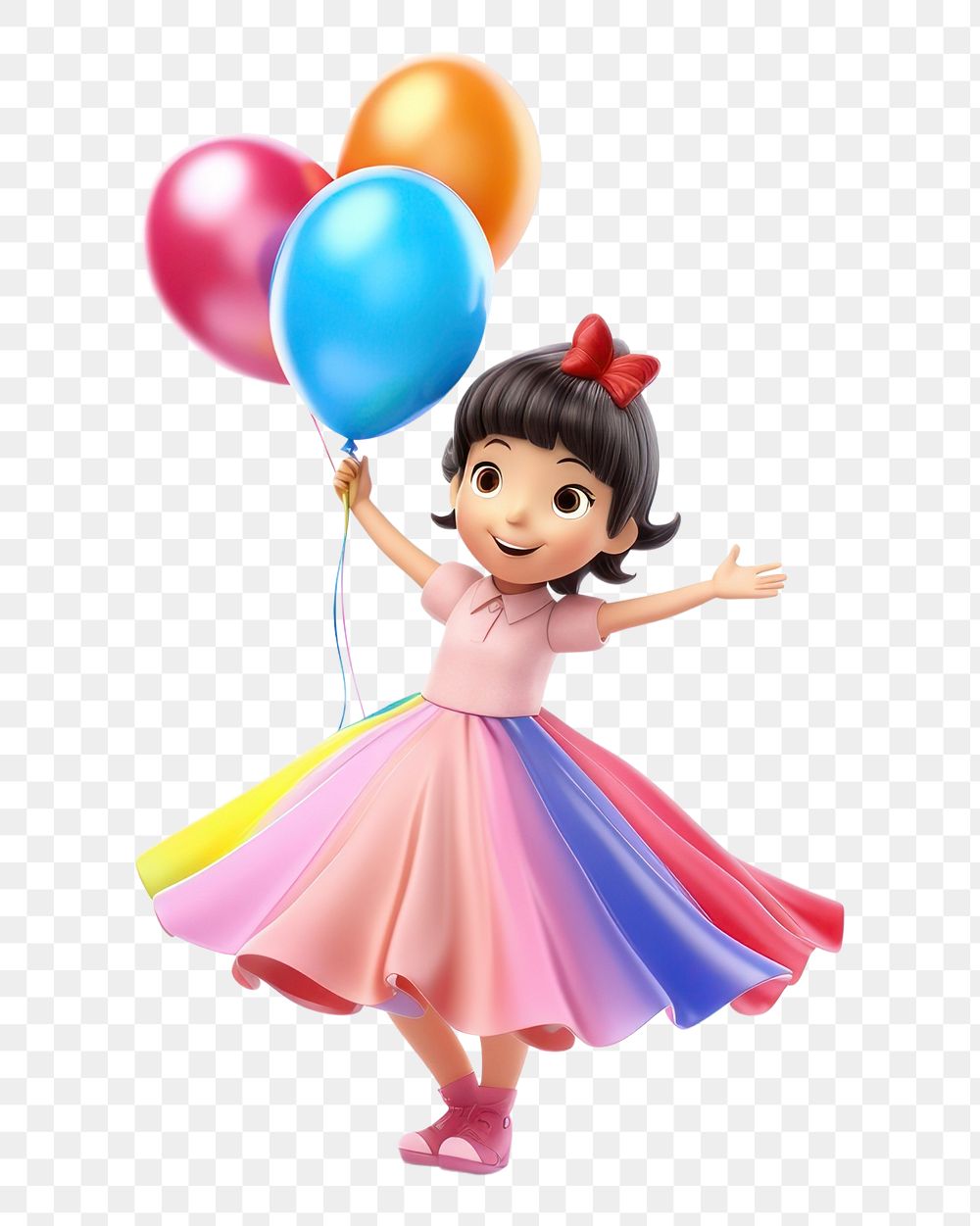 PNG Celebrating Birthday birthday balloon cute. AI generated Image by rawpixel.