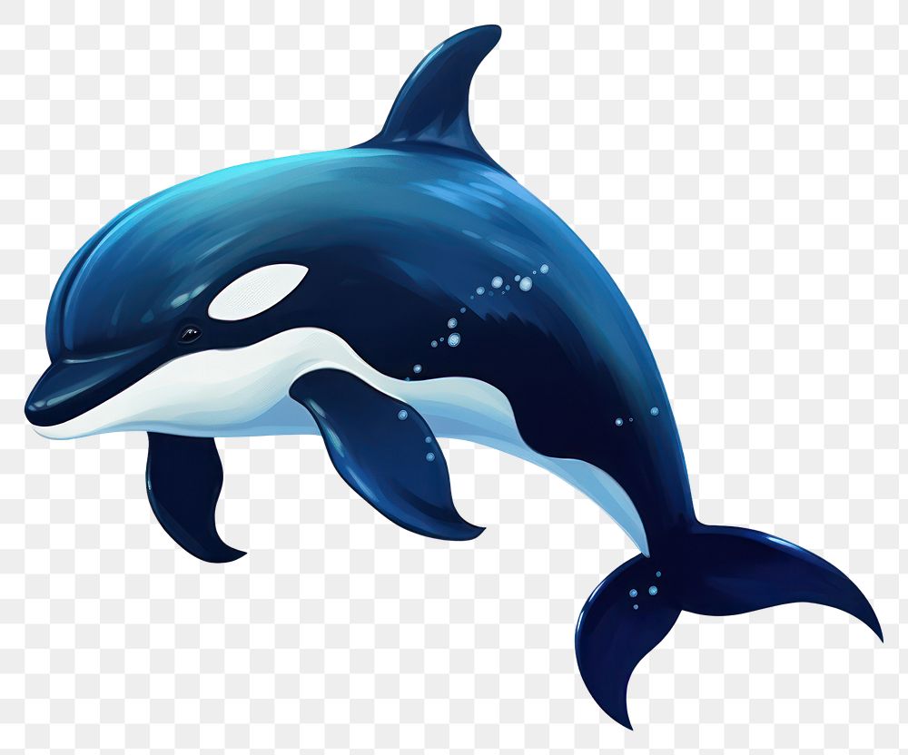 PNG Killer Whale whale dolphin animal. AI generated Image by rawpixel.