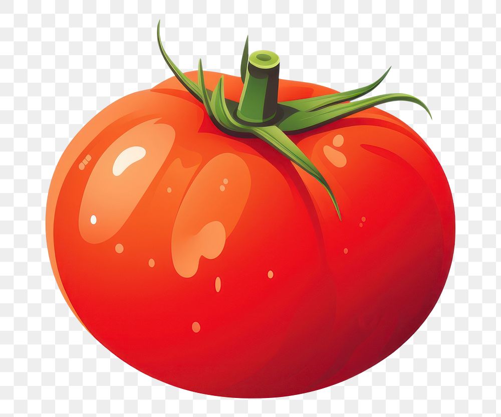 PNG A tomatoe vegetable plant food. AI generated Image by rawpixel.