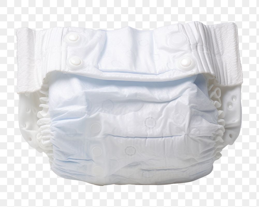 PNG A baby disposable diaper white white background textile. 