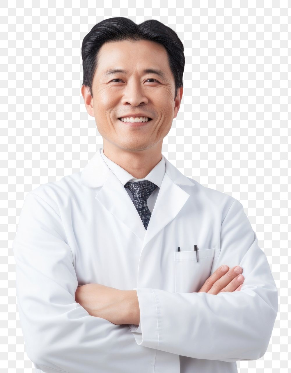 PNG  A happy dentist portrait doctor adult. AI generated Image by rawpixel.