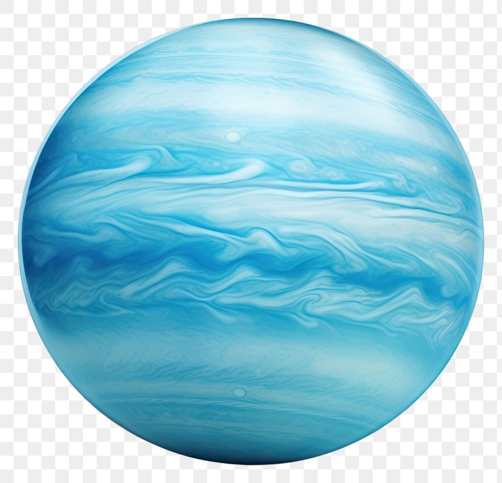 PNG  Uranus sphere planet space. AI generated Image by rawpixel.
