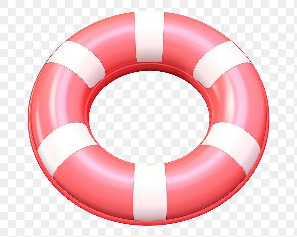PNG Swimming-Ring lifebuoy inflatable protection. AI generated Image by rawpixel.